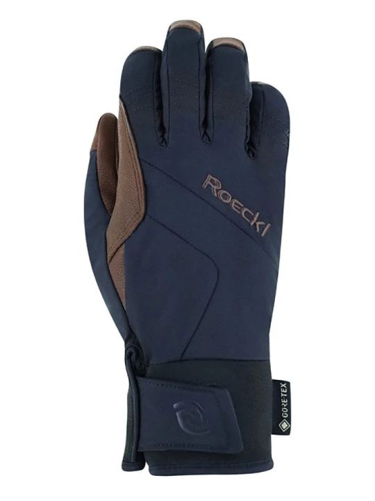 Zdjęcie produktu Roeckl SPORTS Rękawiczki narciarskie "Sahoro GTX" w kolorze brązowo-czarnym rozmiar: 8