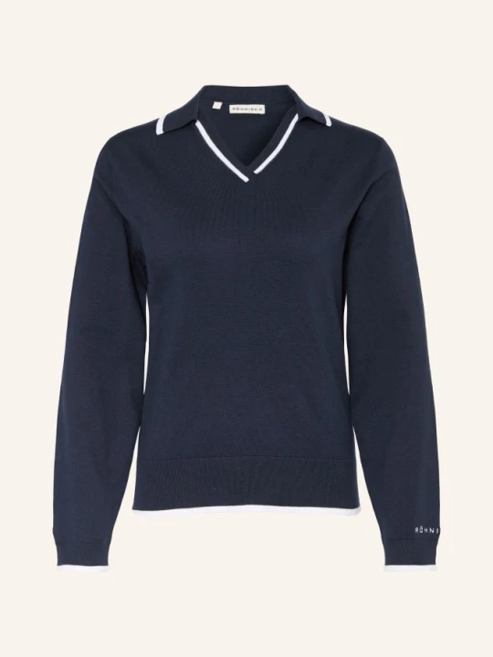 Zdjęcie produktu Röhnisch Dzianinowa Koszulka Polo blau