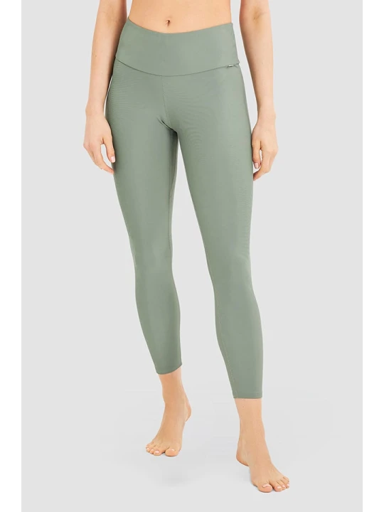 Zdjęcie produktu Rösch Legginsy sportowe w kolorze oliwkowym rozmiar: L