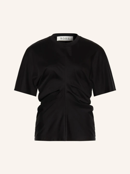 Zdjęcie produktu Róhe T-Shirt schwarz CZARNY