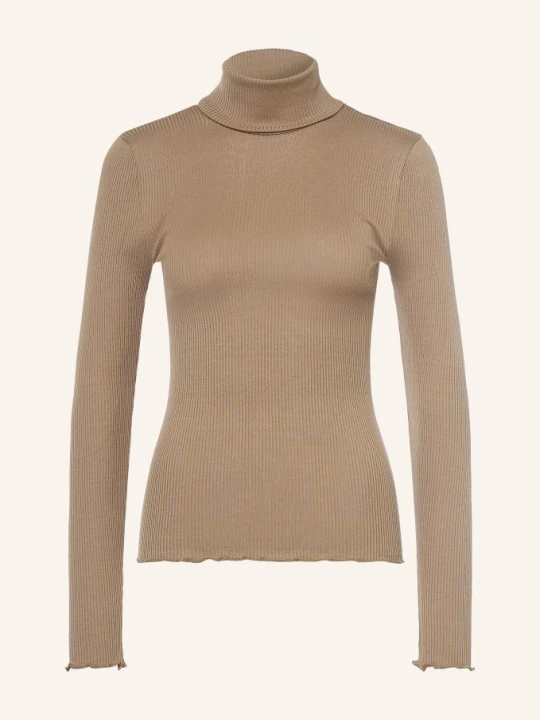 Zdjęcie produktu Rosemunde Bluzka Z Golfem Beatha Z Jedwabiem braun KHAKI