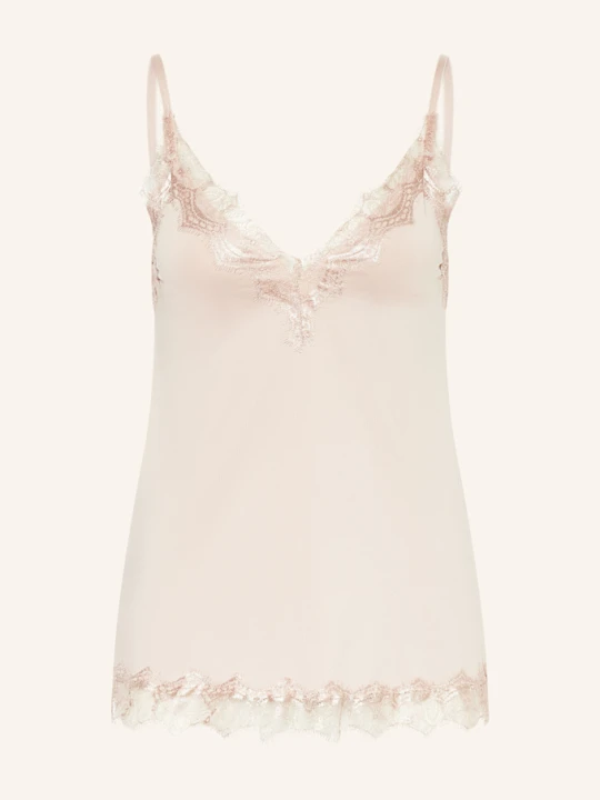 Zdjęcie produktu Rosemunde Top Billie Z Koronkowym Obszyciem beige
