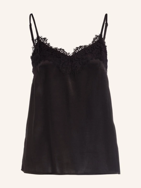 Zdjęcie produktu Rosemunde Top Z Jedwabiu Jade schwarz CZARNY