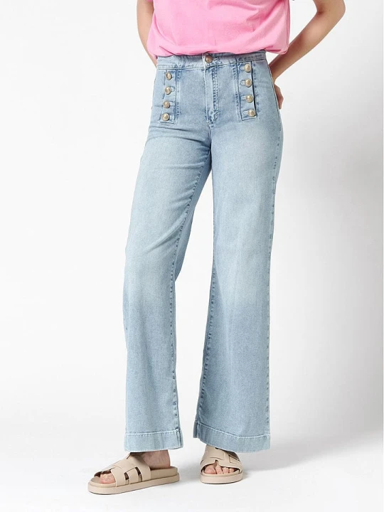 Zdjęcie produktu Rosner Dżinsy - Bootcut fit - w kolorze błękitnym rozmiar: W40/L32