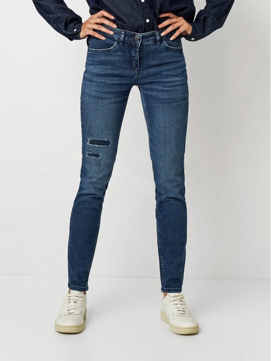 Zdjęcie produktu Rosner Dżinsy "Perfect Shape" - Skinny fit - w kolorze granatowym rozmiar: 36K