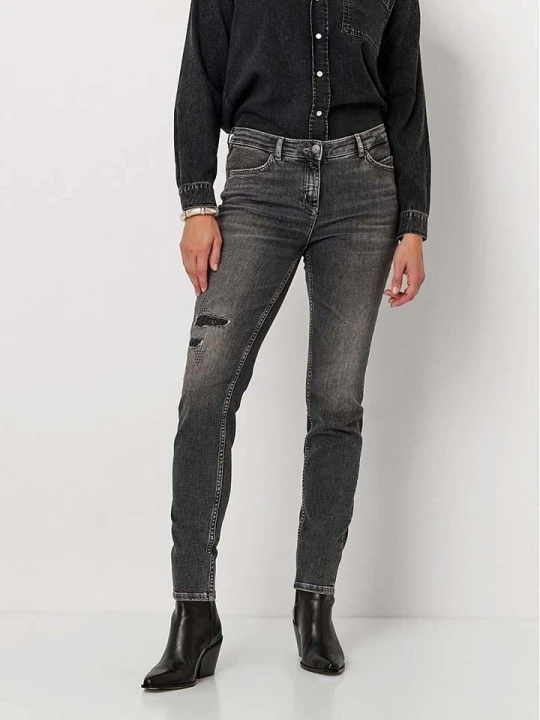 Zdjęcie produktu Rosner Dżinsy "Perfect Shape" - Skinny fit - w kolorze szarym rozmiar: 38K
