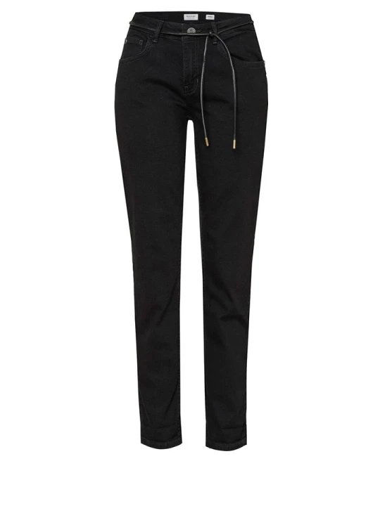 Zdjęcie produktu Rosner Dżinsy "Rosner" - Slim fit - w kolorze czarnym rozmiar: 46/L30