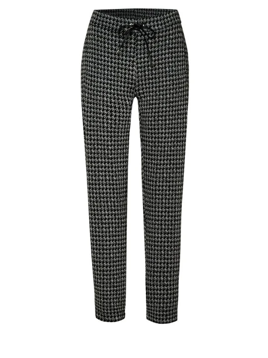 Zdjęcie produktu Rosner Spodnie "Modern Chic" w kolorze czarno-białym rozmiar: 46