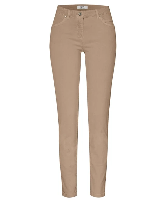 Zdjęcie produktu Rosner Spodnie "Perfect Shape" - Skinny fit - w kolorze beżowym rozmiar: 42K