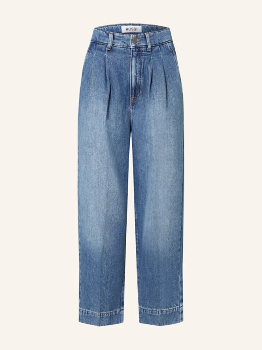 Zdjęcie produktu Rossi Jeansy Noa Crop O Szerokim Kroju blau 865 Authentic Blue