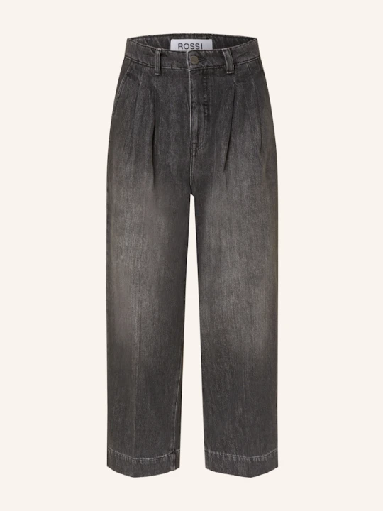 Zdjęcie produktu Rossi Jeansy Noa Crop O Szerokim Kroju grau 975 Authentic Grey