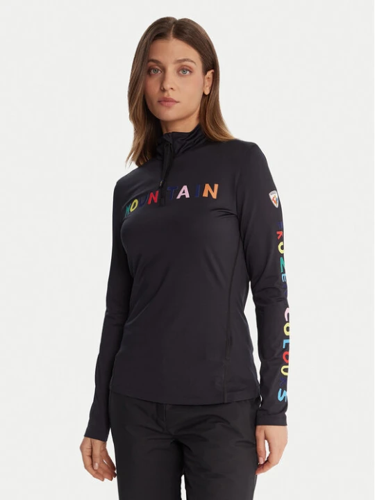 Zdjęcie produktu Rossignol Bluza techniczna RLOWL11 Czarny Slim Fit