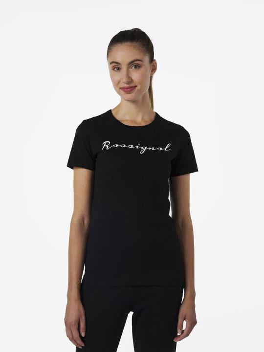 Zdjęcie produktu ROSSIGNOL Koszulka "Logo Rossi" w kolorze czarnym rozmiar: S