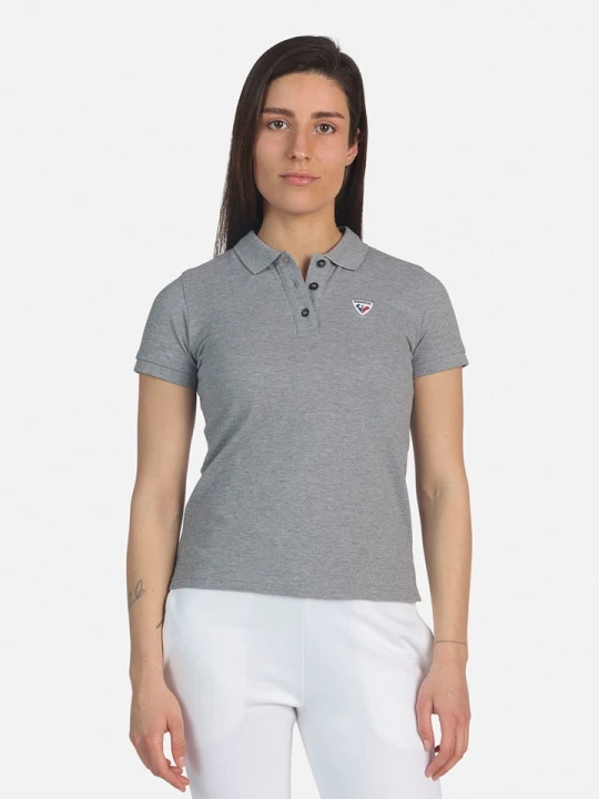 Zdjęcie produktu ROSSIGNOL Koszulka polo "Logo" w kolorze szarym rozmiar: M