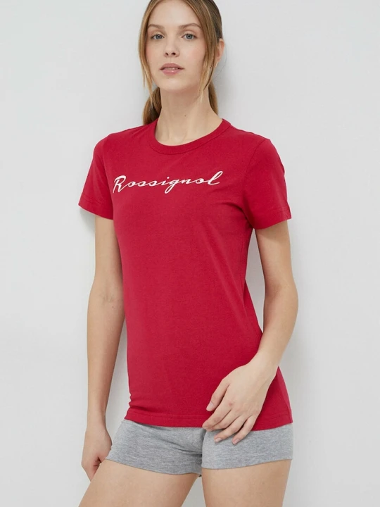 Zdjęcie produktu Rossignol t-shirt bawełniany czerwony