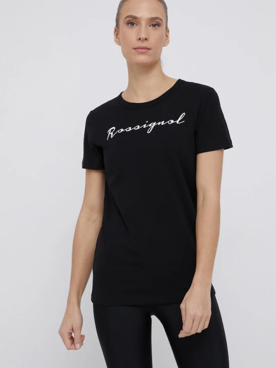 Zdjęcie produktu Rossignol T-shirt bawełniany czarny