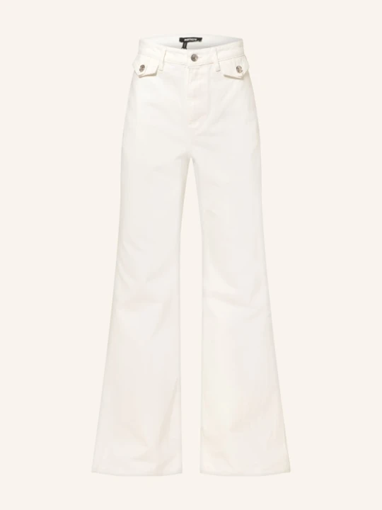 Zdjęcie produktu Rotate Dżinsy Z Rozszerzanymi Nogawkami weiss 2121 Raw White Denim