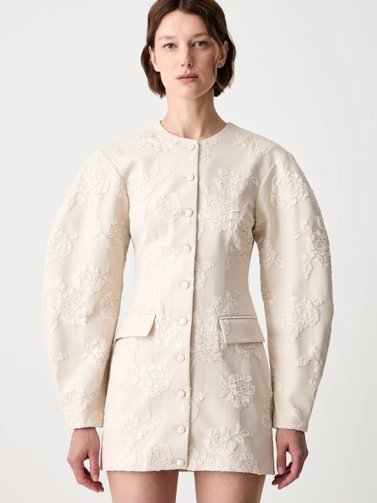 Zdjęcie produktu Rotate JACQUARD TAILORED sukienka żakietowa gładka