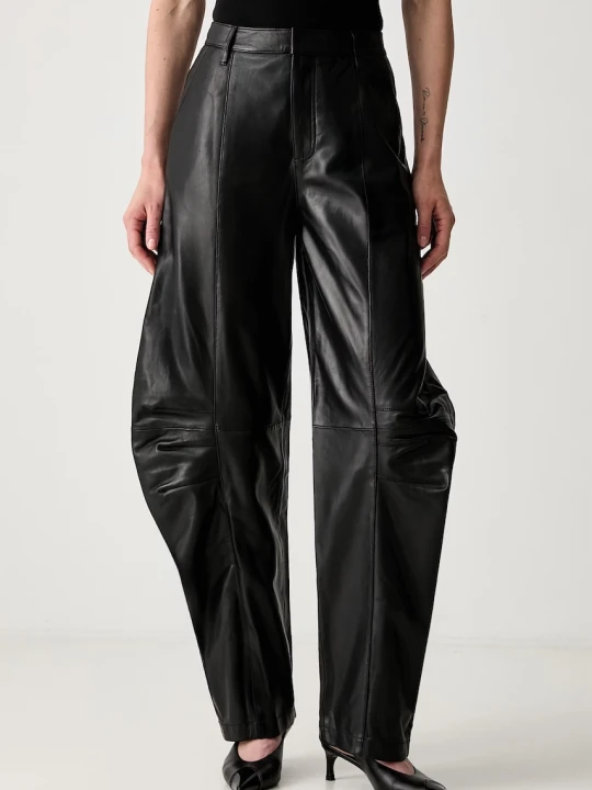 Zdjęcie produktu Rotate LEATHER CARGO spodnie skórzane damskie