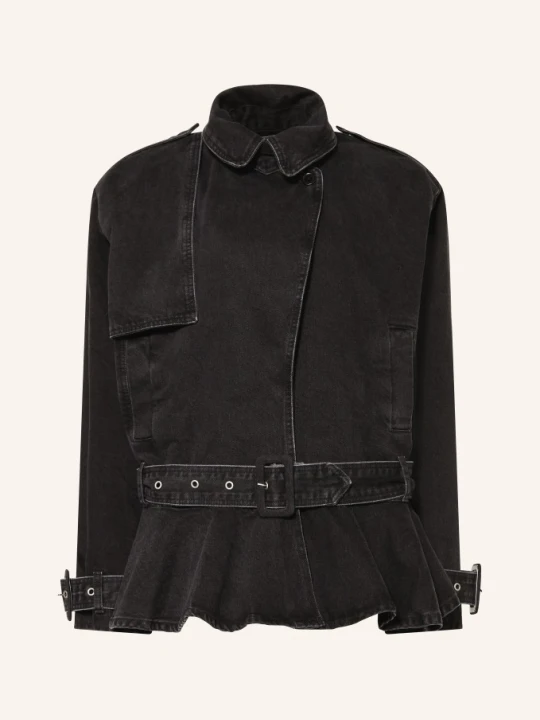 Zdjęcie produktu Rotate Oversized Kurtka Jeansowa schwarz CZIEMNOSZARY
