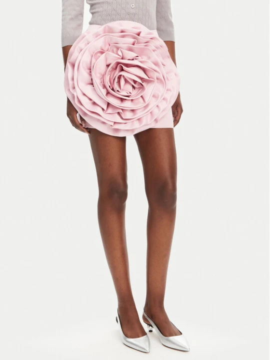 Zdjęcie produktu ROTATE Spódnica mini 1137841011 Różowy Slim Fit