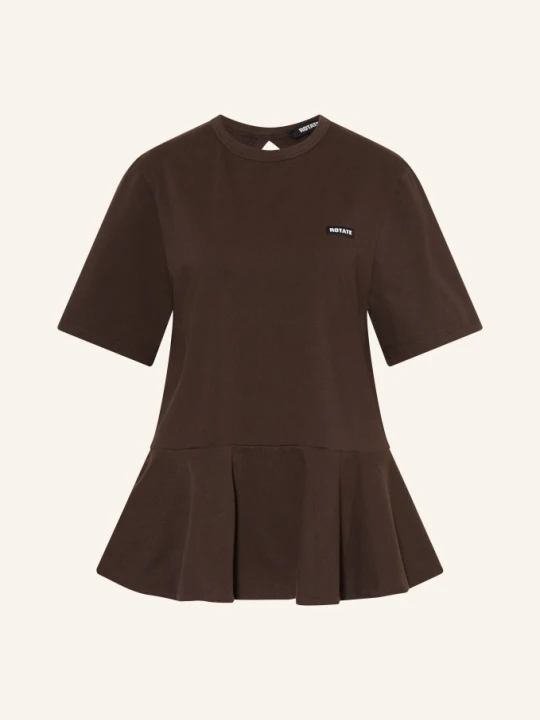 Zdjęcie produktu Rotate T-Shirt Z Wycięciem braun CIEMNOBRĄZOWY