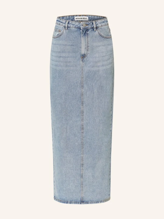 Zdjęcie produktu Rouge Vila Spódnica Jeansowa blau LIGHT BLUE DENIM