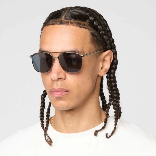 Zdjęcie produktu Round Aviator Sunglasses SNIPES czarny