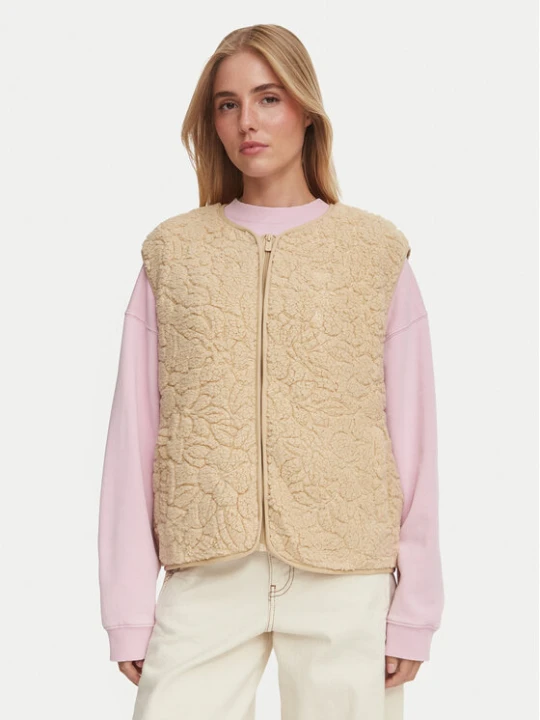 Zdjęcie produktu Roxy Bezrękawnik ERJPF03266 Beżowy jasny Relaxed Fit