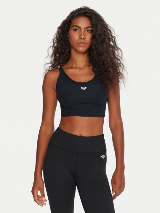 Zdjęcie produktu Roxy Biustonosz sportowy Heart Into It Attitude ERJKT04326 Czarny