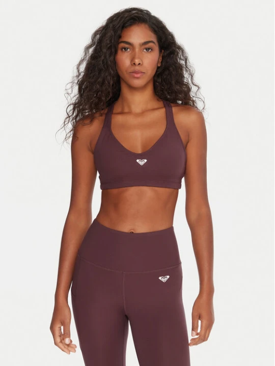 Zdjęcie produktu Roxy Biustonosz sportowy Heart Into It ERJKT04359 Fioletowy