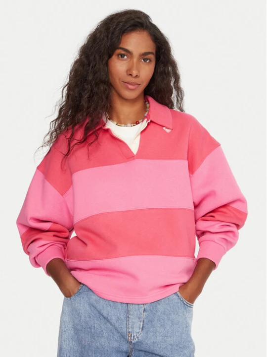 Zdjęcie produktu Roxy Bluza Cross Your Mind ERJFT05015 Różowy Boxy Fit