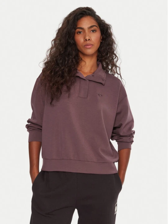 Zdjęcie produktu Roxy Bluza Rise & Vibe Sweet ERJFT05012 Fioletowy Relaxed Fit