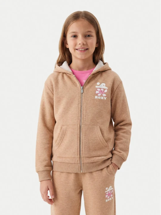 Zdjęcie produktu Roxy Bluza Surf Feeling ERGFT04020 Beżowy Relaxed Fit