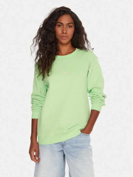 Zdjęcie produktu Roxy Bluza Surf Stoked ERJFT05018 Zielony Regular Fit