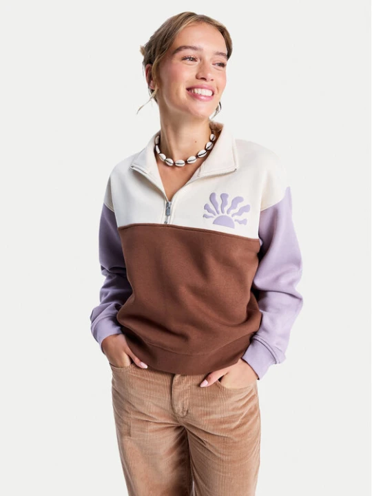 Zdjęcie produktu Roxy Bluza View Point Block ERJFT05014 Kolorowy Regular Fit