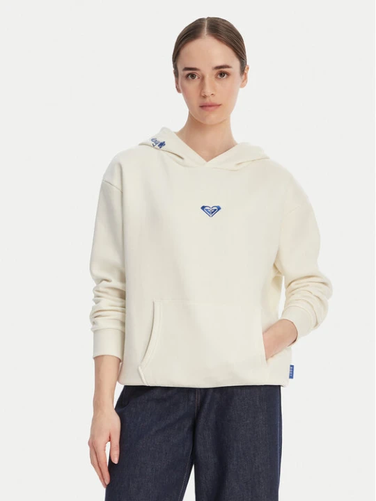 Zdjęcie produktu Roxy Bluza W126-RXLSS-1017-02X Écru Regular Fit Kremowy