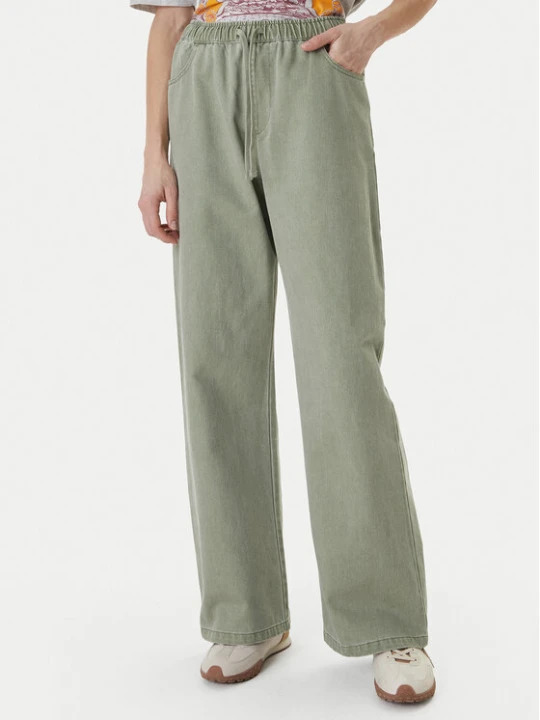 Zdjęcie produktu Roxy Jeansy Saltwater ERJDP03329 Zielony Loose Fit