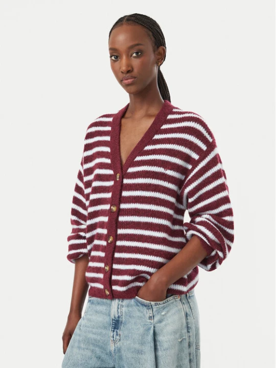 Zdjęcie produktu Roxy Kardigan Deep As The Ocean EBJSW00157 Bordowy Regular Fit