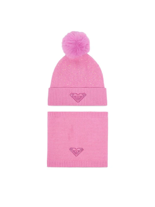 Zdjęcie produktu Roxy Komplet czapka i komin CEO-ROXY_ACCCS_08_AW2025 Różowy