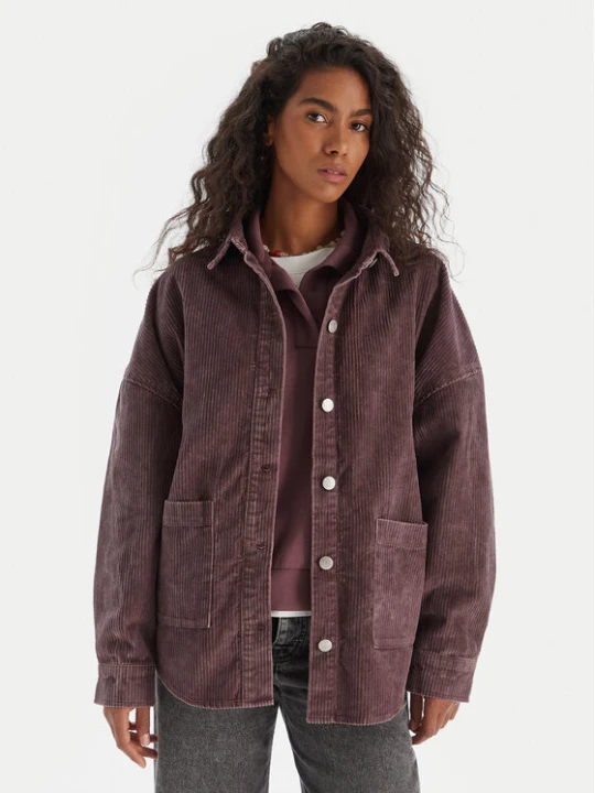 Zdjęcie produktu Roxy Koszula Kick Back Washed Cord ERJWT03697 Fioletowy Regular Fit