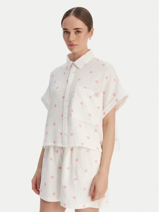 Zdjęcie produktu Roxy Koszula W126-RXLST-1023-01P Biały Oversize