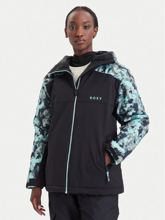 Zdjęcie produktu Roxy Kurtka narciarska Astral Peak 10K ERJTJ03568 Czarny Regular Fit