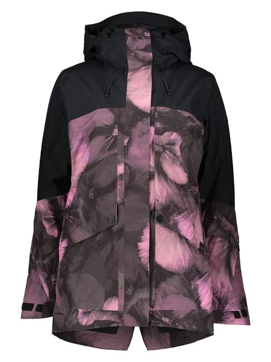 Zdjęcie produktu Roxy Kurtka narciarska "Glade" w kolorze czarno-różowym rozmiar: XS