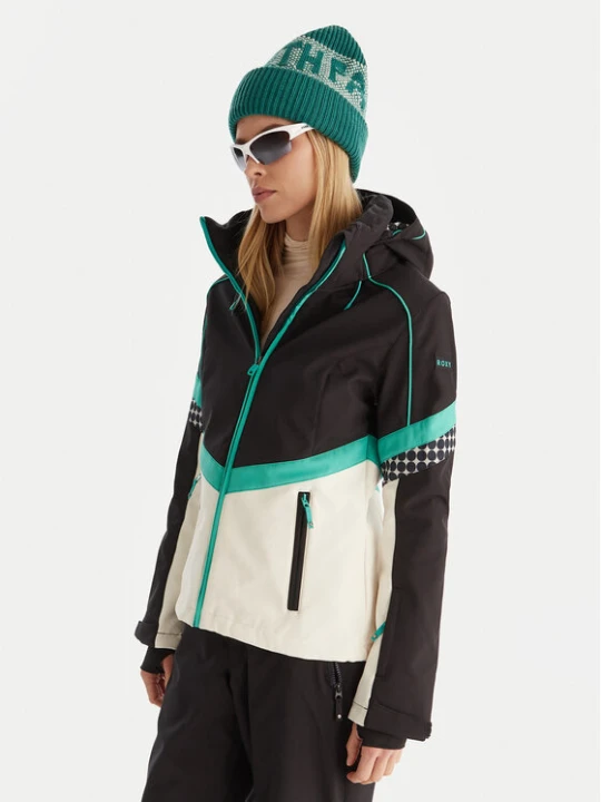 Zdjęcie produktu Roxy Kurtka narciarska Peak Chic Softshell Jk ERJTJ03512 Czarny Slim Fit