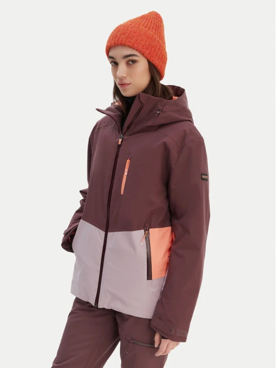 Zdjęcie produktu Roxy Kurtka narciarska Stormdash ERJTJ03520 Bordowy Tailored Fit