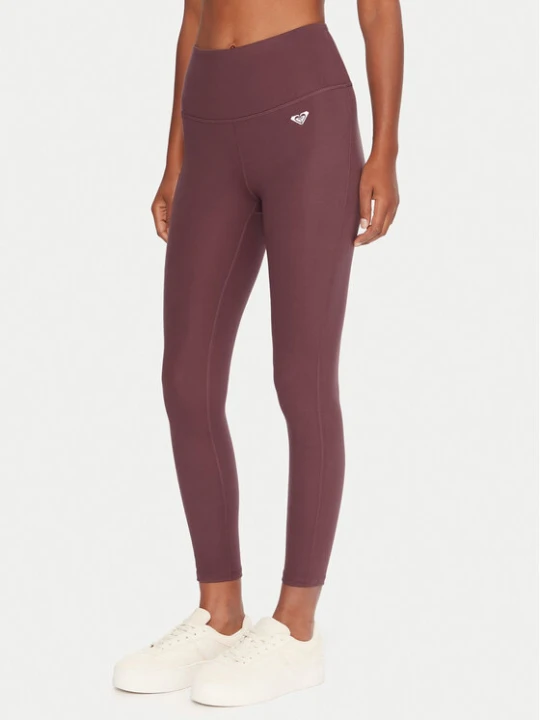 Zdjęcie produktu Roxy Legginsy Heart Into It Ankle ERJNP03690 Fioletowy Slim Fit