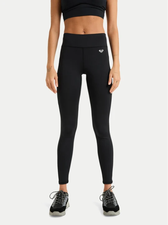 Zdjęcie produktu Roxy Legginsy Waves Of Warmth ERJNP03671 Czarny Slim Fit