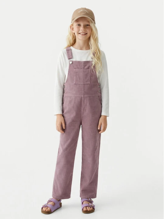 Zdjęcie produktu Roxy Ogrodniczki Baby Dune ERGWO03011 Fioletowy Regular Fit