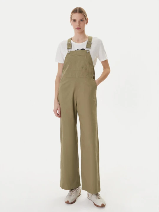 Zdjęcie produktu Roxy Ogrodniczki Trail Blazer ERJWO03027 Zielony Wide Leg